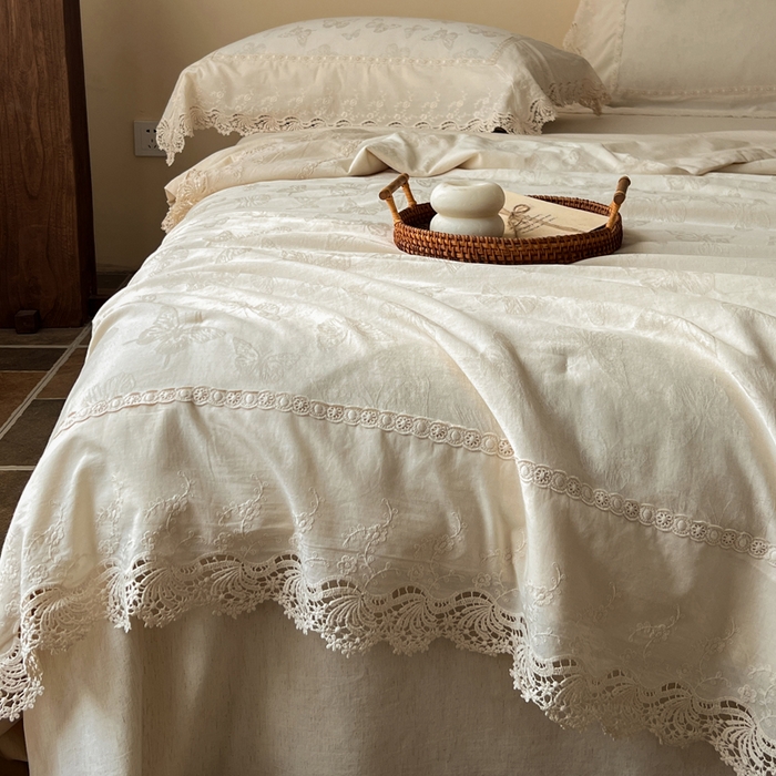 91家纺网 家纺一手货源 找家纺 （总）桂雅居 2026新款梦幻洛可可竹麻提花夏被