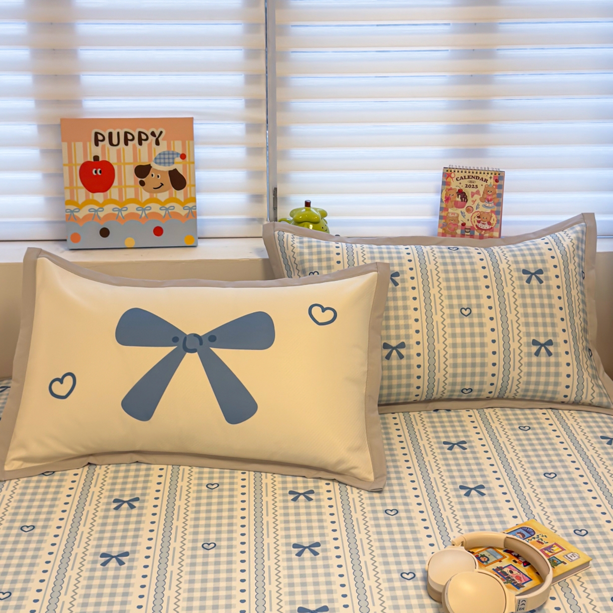 91家纺网 家纺一手货源 找家纺 （总）懒猫家纺 2026新款卡通冰丝印花枕套