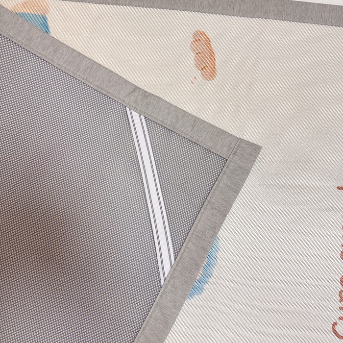 91家纺网 家纺一手货源 找家纺 懒猫家纺 2026新款600D数码印花大版学生宿舍冰藤凉席 温柔小熊