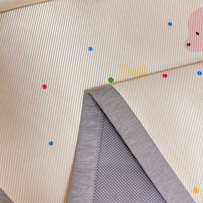 91家纺网 家纺一手货源 找家纺 懒猫家纺 2026新款600D数码印花大版学生宿舍冰藤凉席 小狗时光