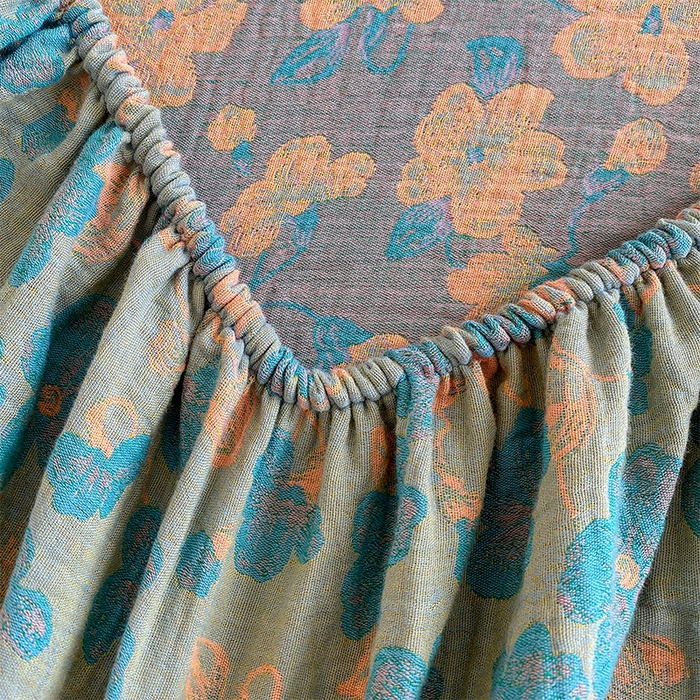 91家纺网 家纺一手货源 找家纺 春皖家纺 2026新款全棉纯棉拉链款双层纱床笠单床笠床笠单件 百灵斯顿