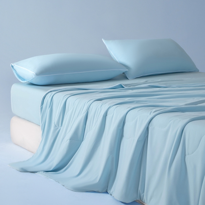 91家纺网 家纺一手货源 找家纺 （总）鑫琪莱家纺 2026新款锦氨凉感Yoga系列夏被