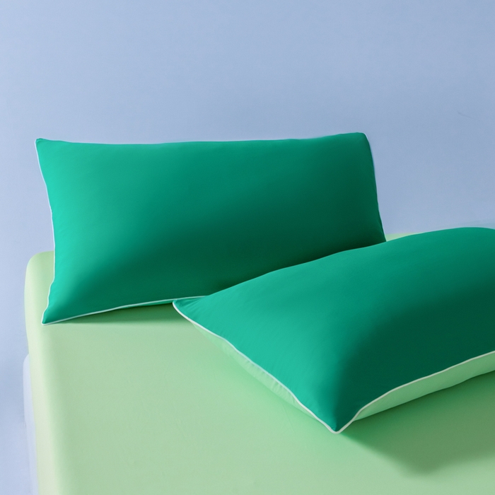 91家纺网 家纺一手货源 找家纺 鑫琪莱家纺 2026新款锦氨凉感Yoga系列夏被 西瓜绿