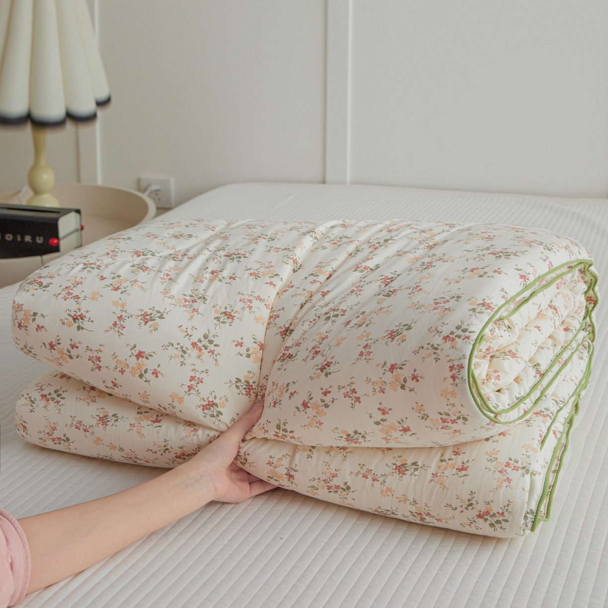 91家纺网 家纺一手货源 找家纺 （总）尊妙被业 2026新款小奶芙大豆夏被夏凉被空调被