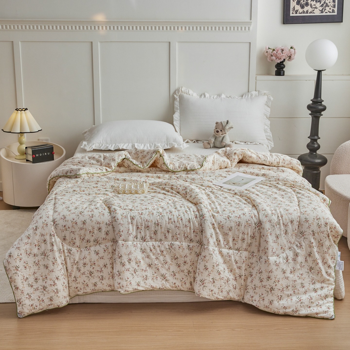 91家纺网 家纺一手货源 找家纺 （总）尊妙被业 2026新款小奶芙大豆夏被夏凉被空调被