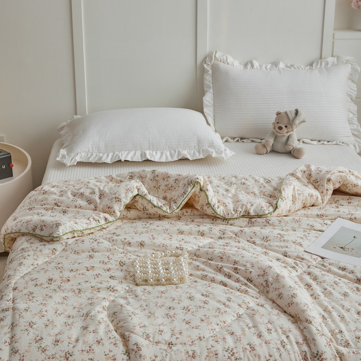 91家纺网 家纺一手货源 找家纺 （总）尊妙被业 2026新款小奶芙大豆夏被夏凉被空调被