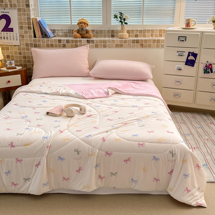 91家纺网 家纺一手货源 找家纺 （总）鑫琪莱家纺 2026新款印花冰皮软心凉凉被夏被