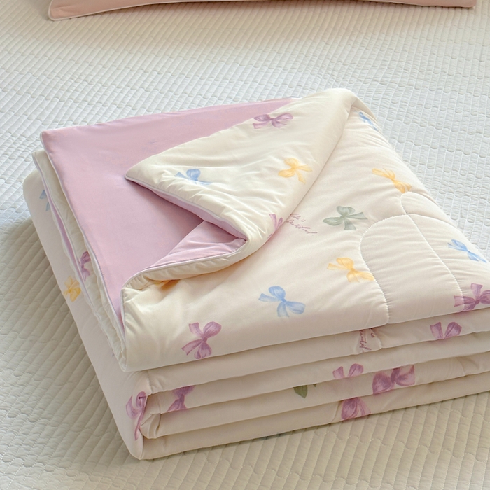 91家纺网 家纺一手货源 找家纺 （总）鑫琪莱家纺 2026新款印花冰皮软心凉凉被夏被