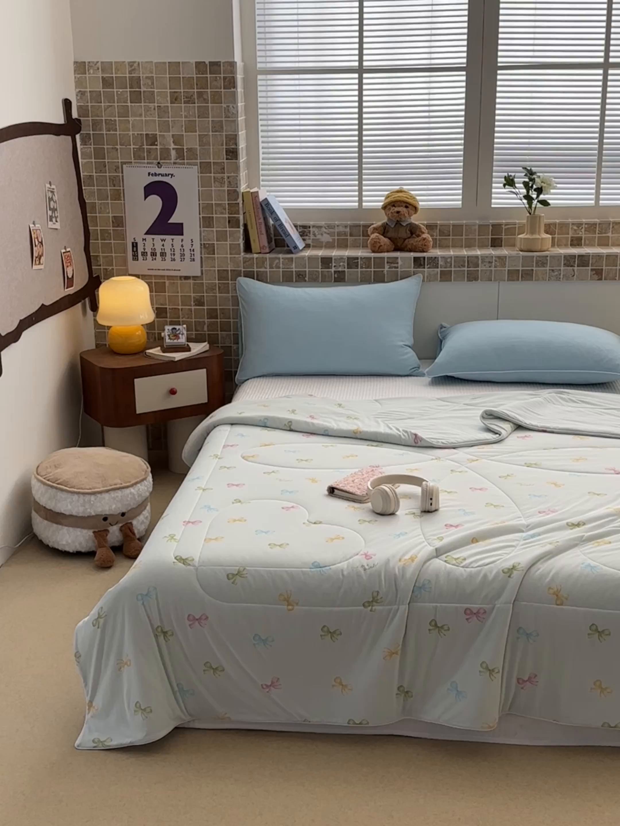 91家纺网 家纺一手货源 找家纺 鑫琪莱家纺 2026新款印花冰皮软心凉凉被夏被 半夏彩蝶-绿