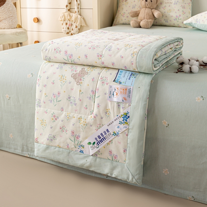 91家纺网 家纺一手货源 找家纺 （总）红日子纺织品 2026新款全棉印花夏被夏凉被空调被