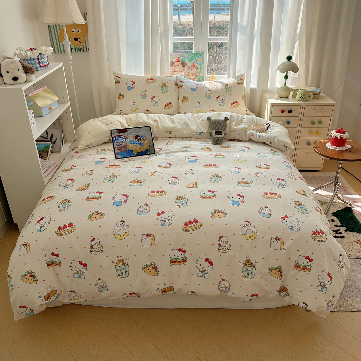 91家纺网 家纺一手货源 找家纺 （总）六巷胡同 2026新款40支全棉13070INS卡通单品被套