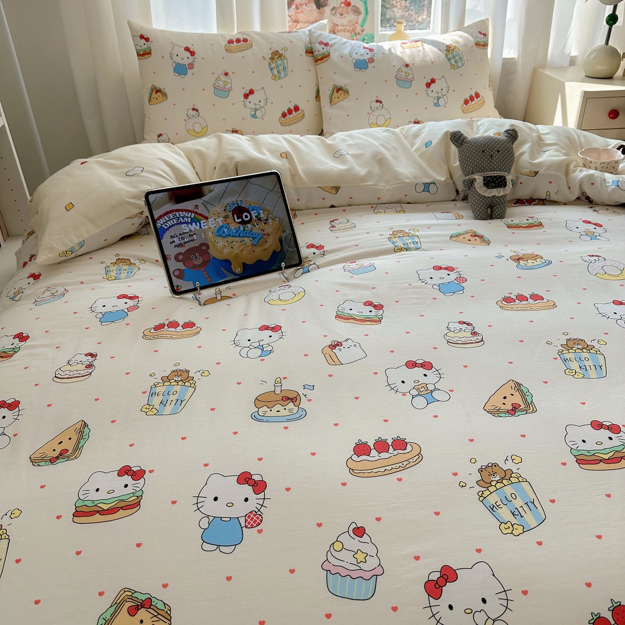 91家纺网 家纺一手货源 找家纺 （总）六巷胡同 2026新款40支全棉13070INS卡通单品被套