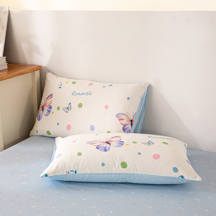 91家纺网 家纺一手货源 找家纺 红日子纺织品 2026新款全棉印花夏被夏凉被空调被 蝶舞