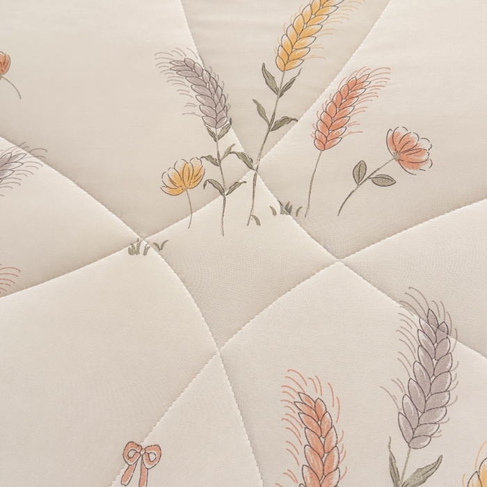 91家纺网 家纺一手货源 找家纺 鑫琪莱家纺 2026新款印花冰皮软心凉凉被夏被 风吹麦浪