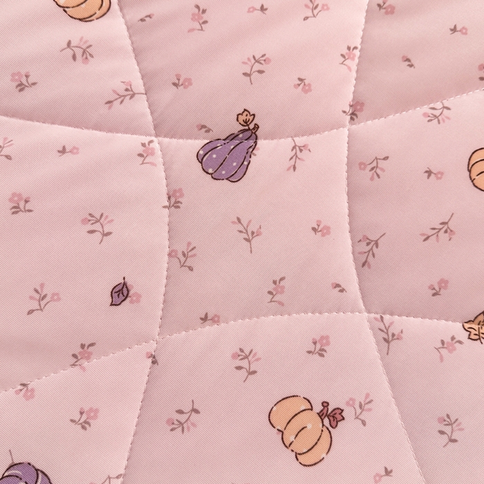 91家纺网 家纺一手货源 找家纺 鑫琪莱家纺 2026新款印花冰皮软心凉凉被夏被 瓜田夏梦-粉