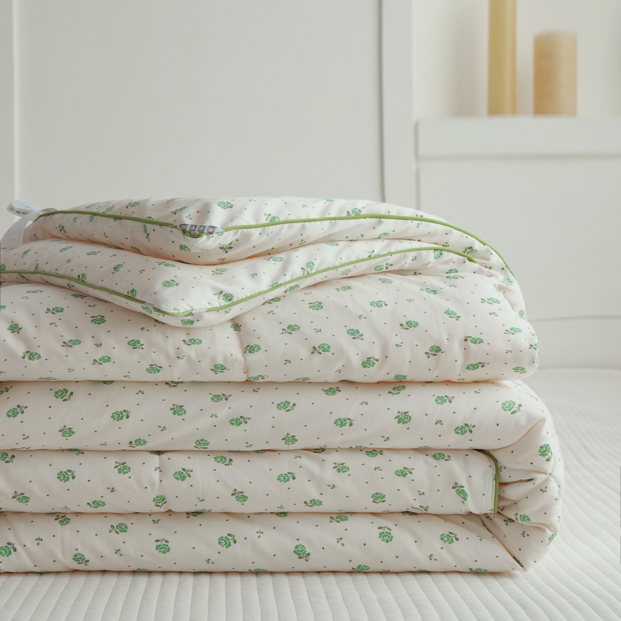 91家纺网 家纺一手货源 找家纺 尊妙被业 2026新款小奶芙大豆夏被夏凉被空调被 曼塔玫瑰