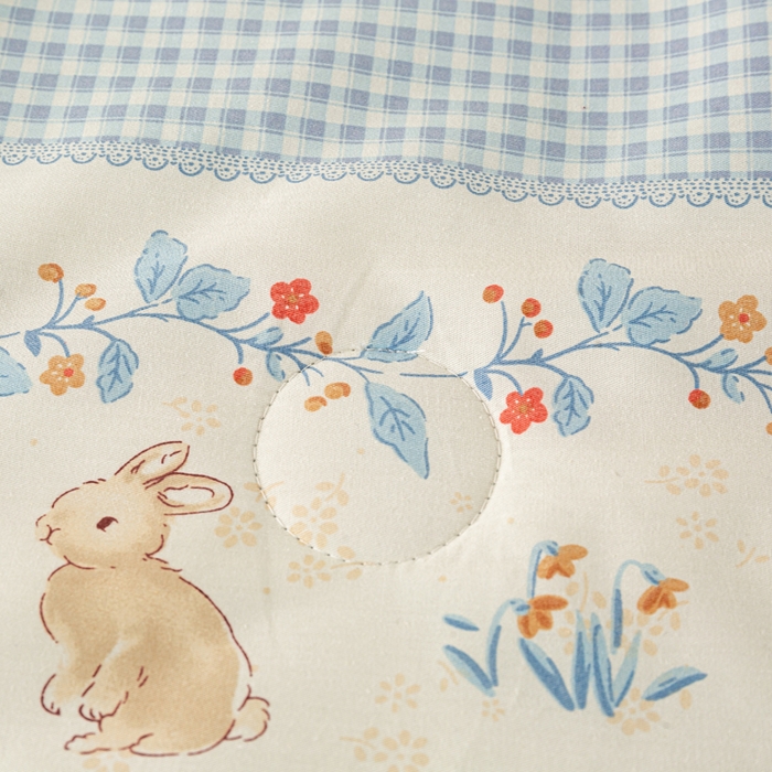 91家纺网 家纺一手货源 找家纺 红日子纺织品 2026新款全棉印花夏被夏凉被空调被 花宠乐章