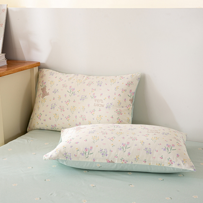 91家纺网 家纺一手货源 找家纺 红日子纺织品 2026新款全棉印花夏被夏凉被空调被 花园宝贝