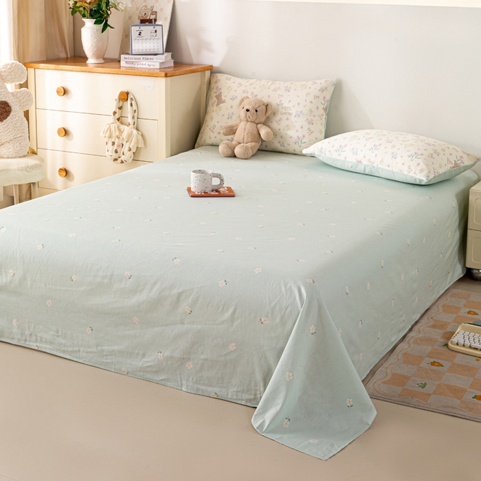 91家纺网 家纺一手货源 找家纺 红日子纺织品 2026新款全棉印花夏被夏凉被空调被 花园宝贝