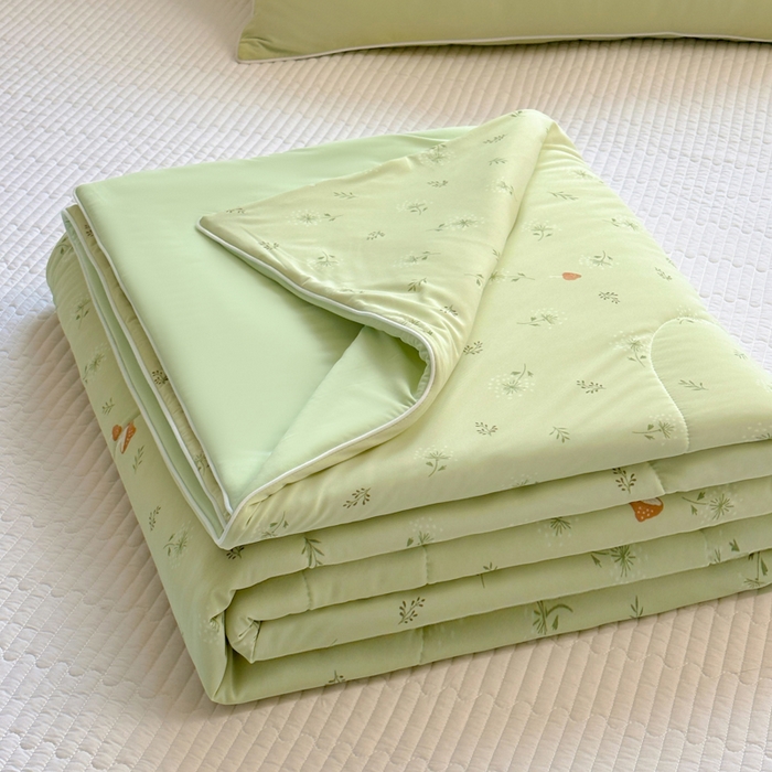 91家纺网 家纺一手货源 找家纺 鑫琪莱家纺 2026新款印花冰皮软心凉凉被夏被 绿野仙踪