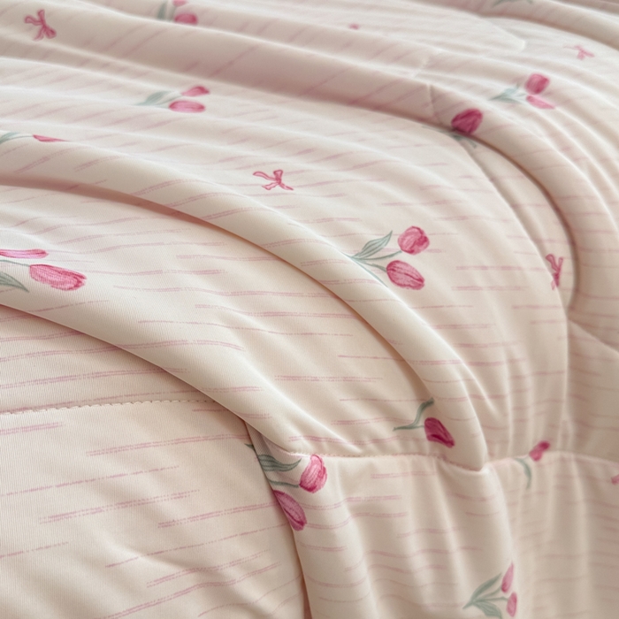 91家纺网 家纺一手货源 找家纺 鑫琪莱家纺 2026新款印花冰皮软心凉凉被夏被 悠然郁香