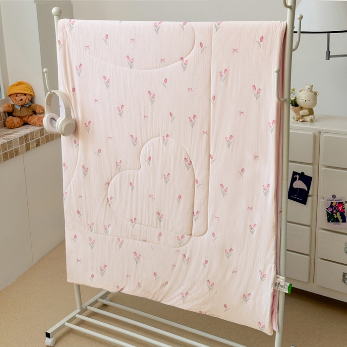 91家纺网 家纺一手货源 找家纺 鑫琪莱家纺 2026新款印花冰皮软心凉凉被夏被 悠然郁香