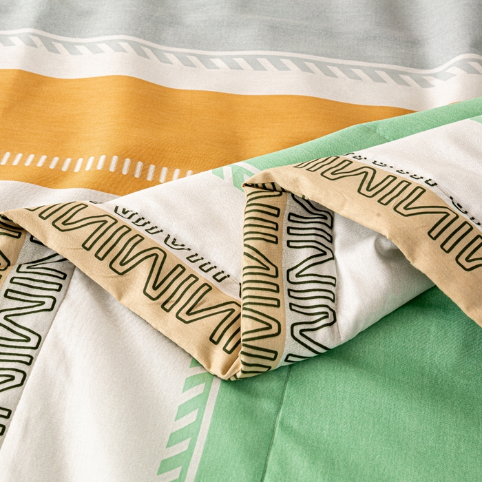 91家纺网 家纺一手货源 找家纺 红日子纺织品 2026新款全棉印花夏被夏凉被空调被 曼波绿