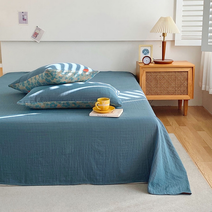 91家纺网 家纺一手货源 找家纺 春皖家纺 2026新款全棉纯棉拉链款双层纱枕套单枕套枕套单件 百灵斯顿