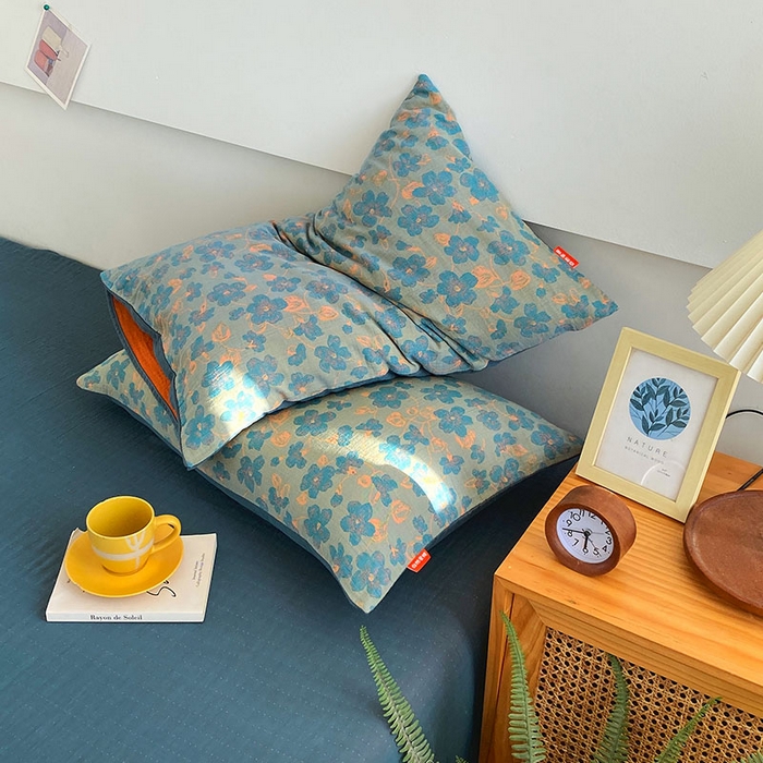 91家纺网 家纺一手货源 找家纺 春皖家纺 2026新款全棉纯棉拉链款双层纱枕套单枕套枕套单件 百灵斯顿