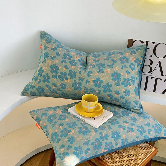 91家纺网 家纺一手货源 找家纺 春皖家纺 2026新款全棉纯棉拉链款双层纱枕套单枕套枕套单件 百灵斯顿