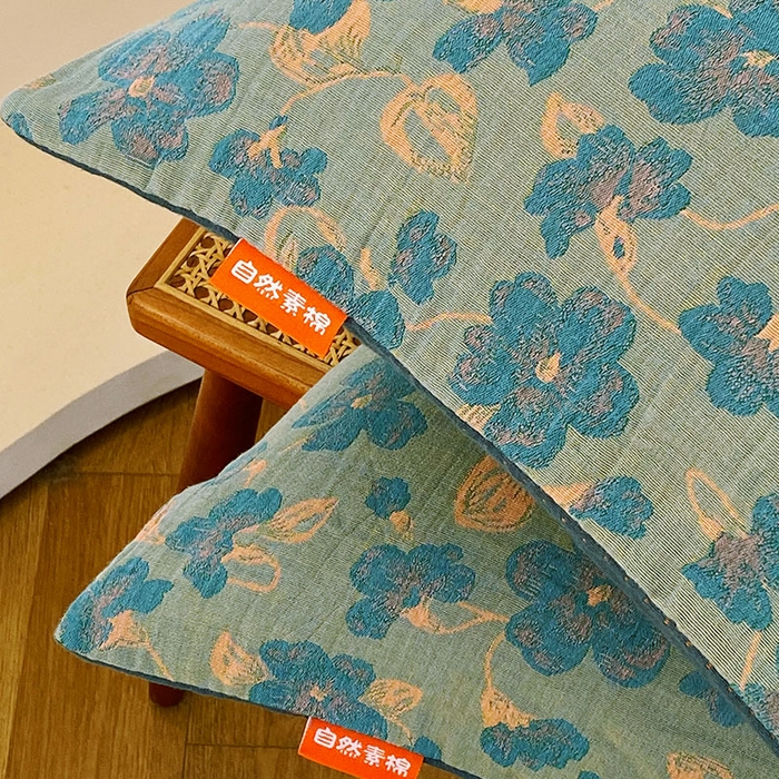 91家纺网 家纺一手货源 找家纺 春皖家纺 2026新款全棉纯棉拉链款双层纱枕套单枕套枕套单件 百灵斯顿