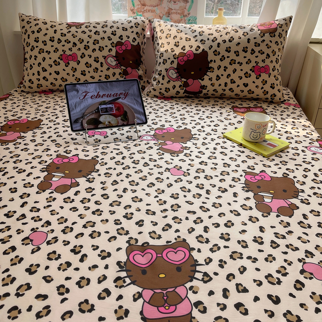 91家纺网 家纺一手货源 找家纺 （总）六巷胡同 2026新款40支全棉13070INS卡通单品床笠