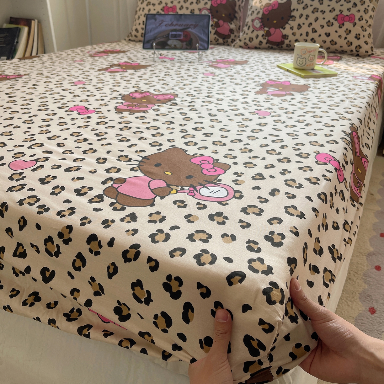 91家纺网 家纺一手货源 找家纺 （总）六巷胡同 2026新款40支全棉13070INS卡通单品床笠