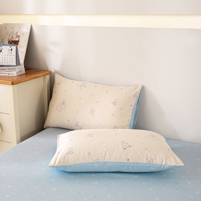 91家纺网 家纺一手货源 找家纺 红日子纺织品 2026新款全棉印花夏被夏凉被空调被 星空熊