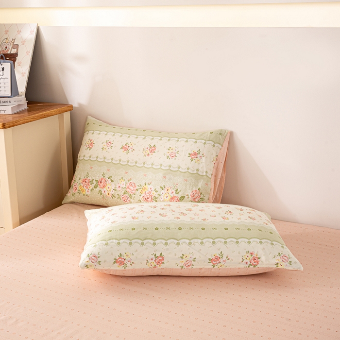 91家纺网 家纺一手货源 找家纺 红日子纺织品 2026新款全棉印花夏被夏凉被空调被 云边花漾