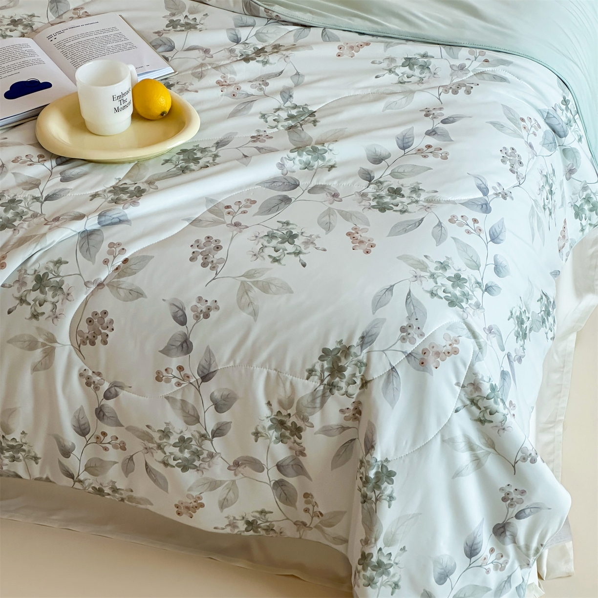 91家纺网 家纺一手货源 找家纺 （总）傲蕾良品 2026新款【冷凝一号】高定锦氨针织蚕丝冰皮被