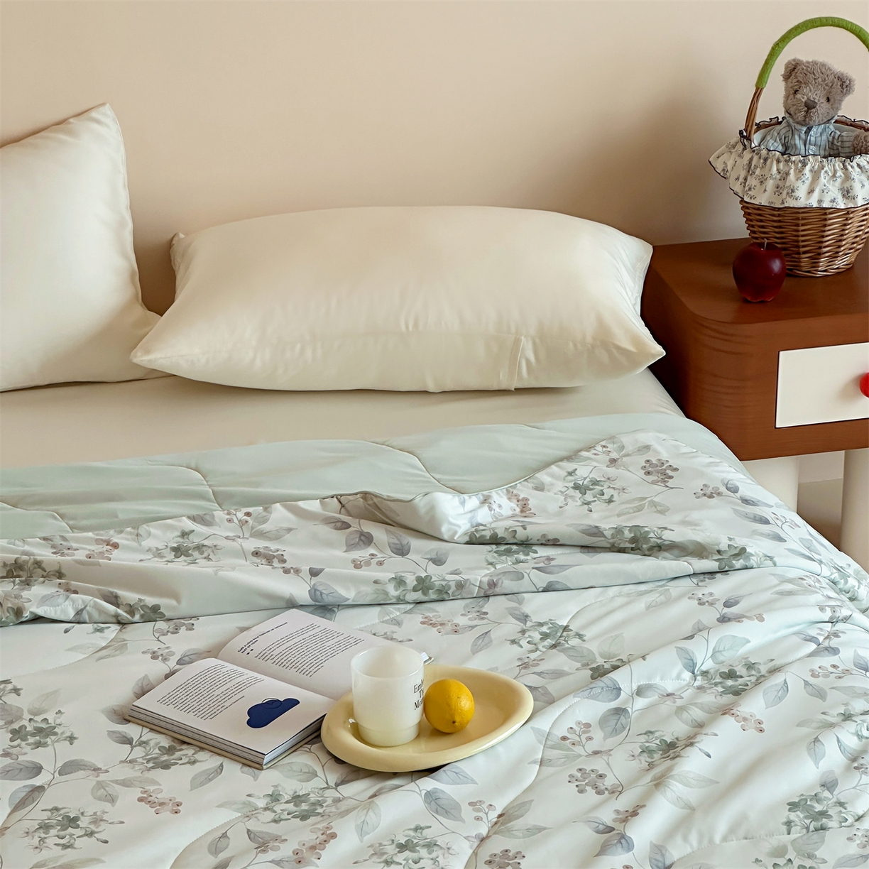 91家纺网 家纺一手货源 找家纺 （总）傲蕾良品 2026新款【冷凝一号】高定锦氨针织蚕丝冰皮被