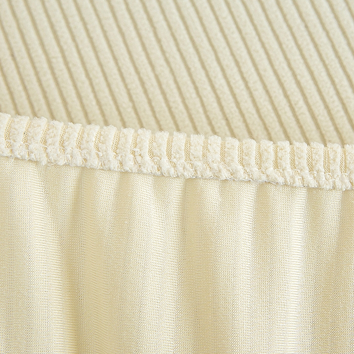 91家纺网 家纺一手货源 找家纺 飞翔家纺沙发套 2026新款条纹沙发套 米白