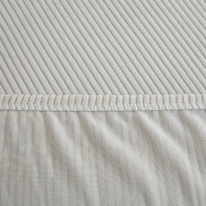 91家纺网 家纺一手货源 找家纺 飞翔家纺沙发套 2026新款条纹沙发套 浅灰