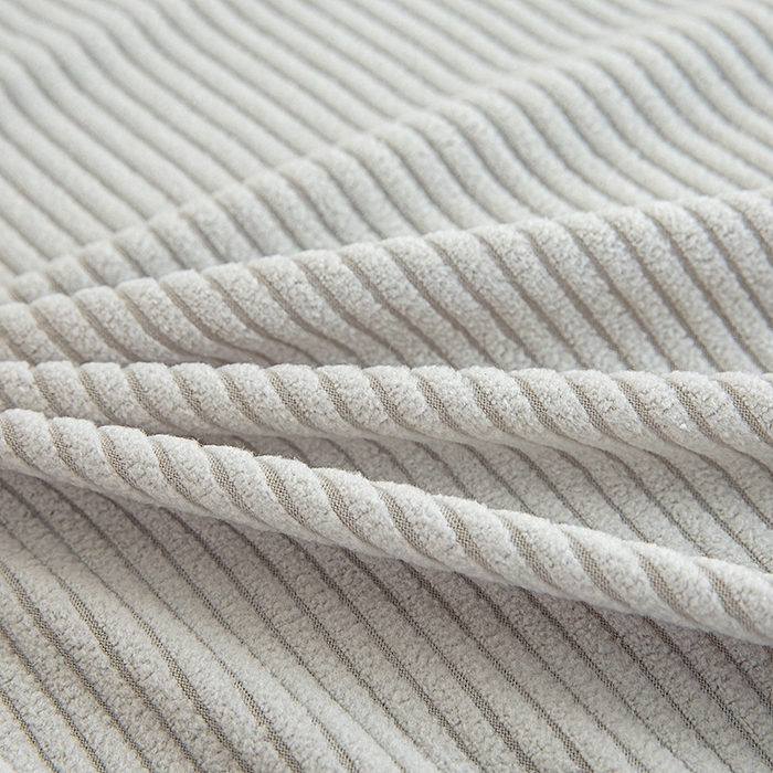 91家纺网 家纺一手货源 找家纺 飞翔家纺沙发套 2026新款条纹沙发套 浅灰