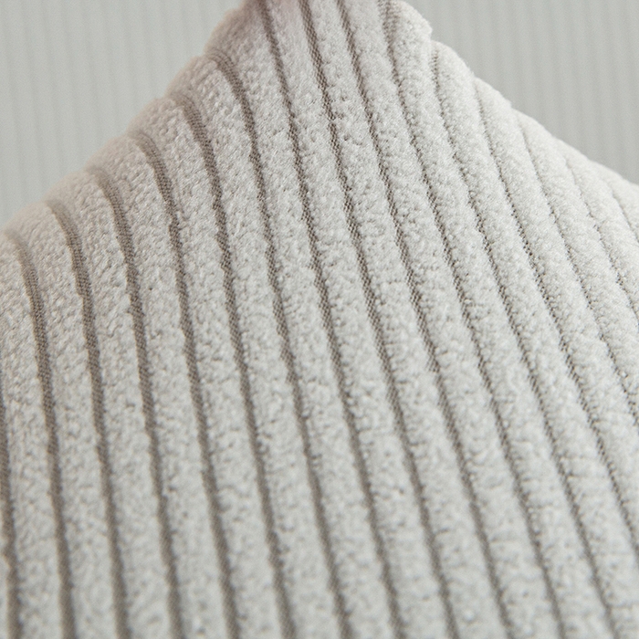 91家纺网 家纺一手货源 找家纺 飞翔家纺沙发套 2026新款条纹沙发套 浅灰