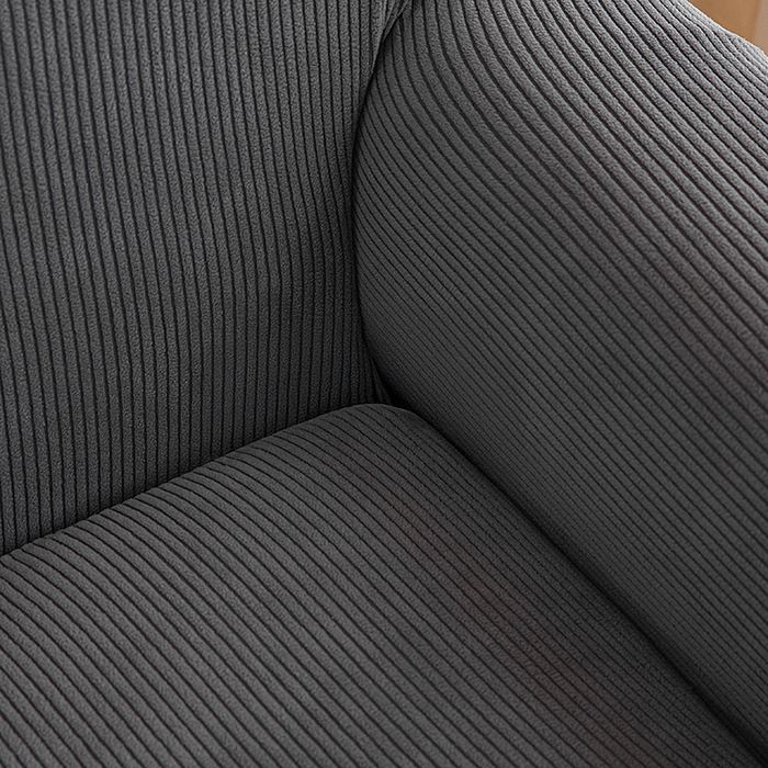 91家纺网 家纺一手货源 找家纺 飞翔家纺沙发套 2026新款条纹沙发套 深灰