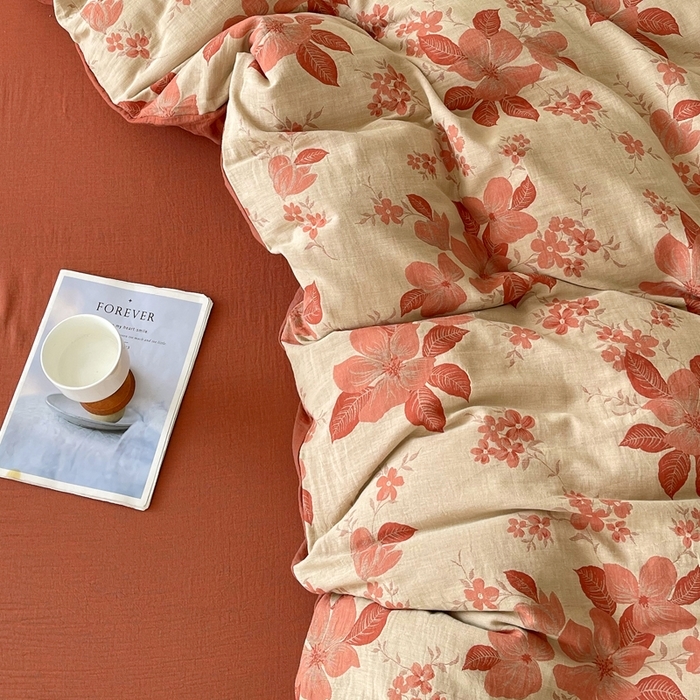 91家纺网 家纺一手货源 找家纺 （总）春皖家纺 2026新款全棉纯棉拉链款双层纱被套单被套被套单件