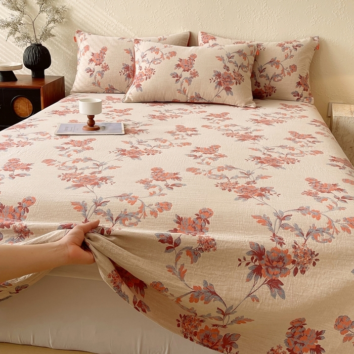 91家纺网 家纺一手货源 找家纺 （总）春皖家纺 2026新款全棉纯棉拉链款双层纱床单单床单床单单件