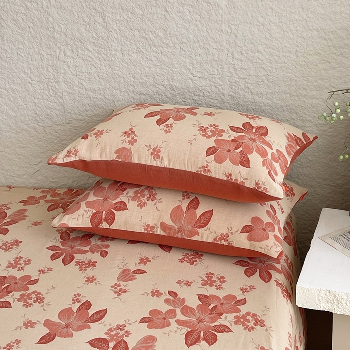 91家纺网 家纺一手货源 找家纺 （总）春皖家纺 2026新款全棉纯棉拉链款双层纱枕套单枕套枕套单件