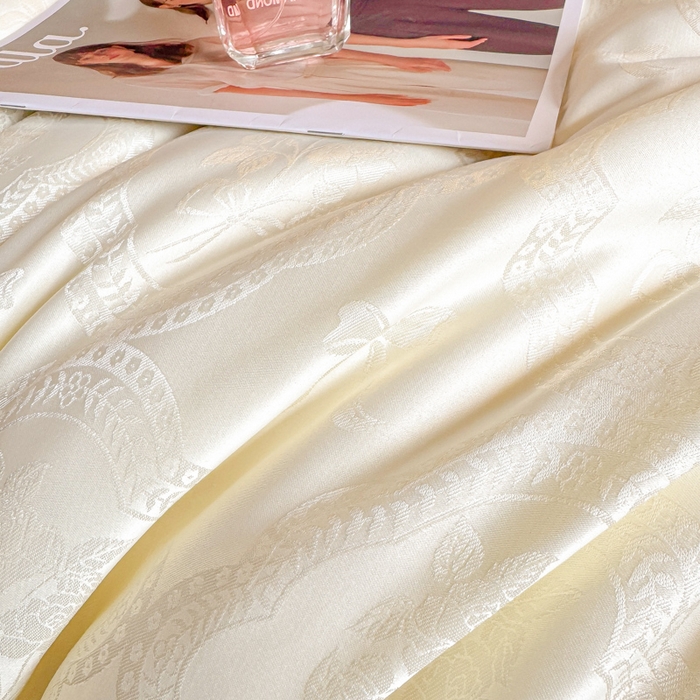 91家纺网 家纺一手货源 找家纺 （总）大麦家纺 2026新款法式花边天丝床盖四件套