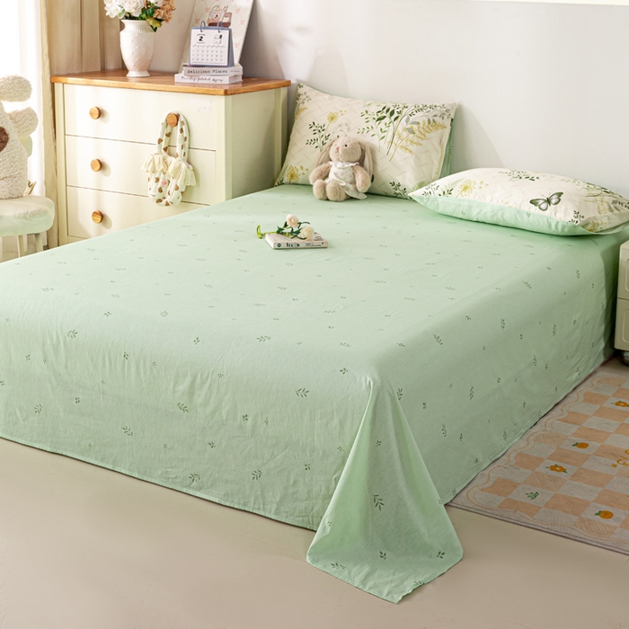 91家纺网 家纺一手货源 找家纺 红日子纺织品 2026新款里外全棉纯棉印花夏被夏凉被空调被 绿意盎然