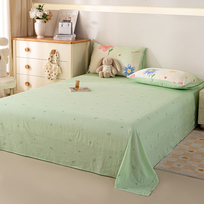 91家纺网 家纺一手货源 找家纺 红日子纺织品 2026新款里外全棉纯棉印花夏被夏凉被空调被 绿意盎然