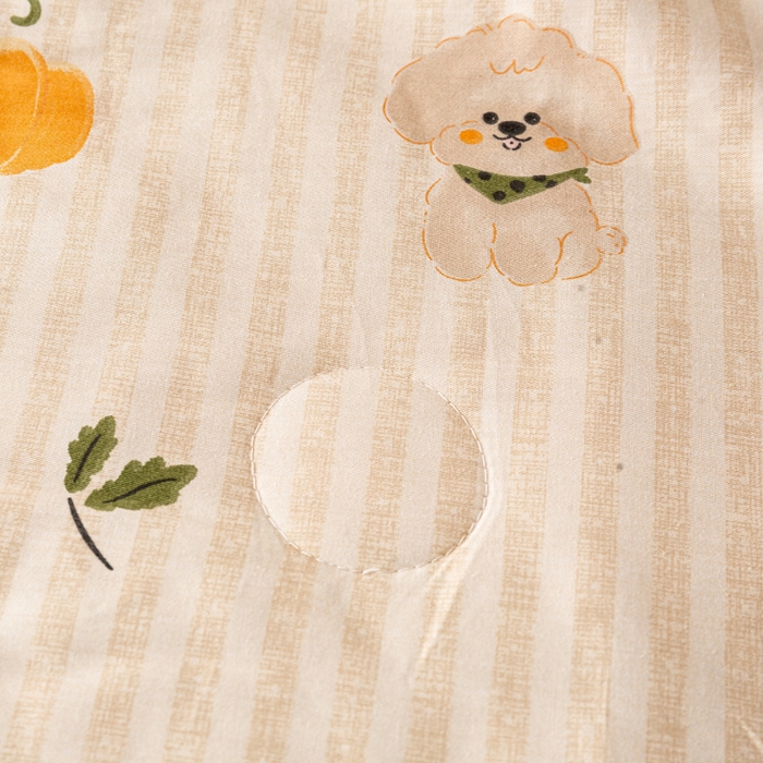 91家纺网 家纺一手货源 找家纺 红日子纺织品 2026新款里外全棉纯棉印花夏被夏凉被空调被 南瓜小狗