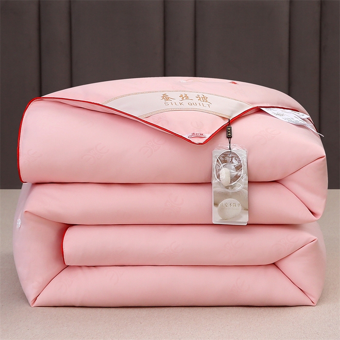 91家纺网 家纺一手货源 找家纺 芭芭棉家纺 2026新款防全棉蚕丝蛋白被春秋被冬被子子母被拉链款被芯 cc-玉